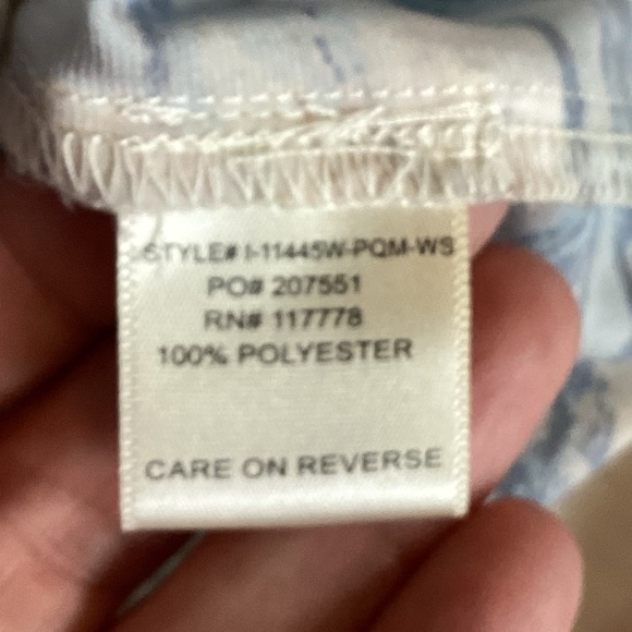 Love Stitch Pull Over Blouse with Waist Tie Size Small - Picture 6 of 7